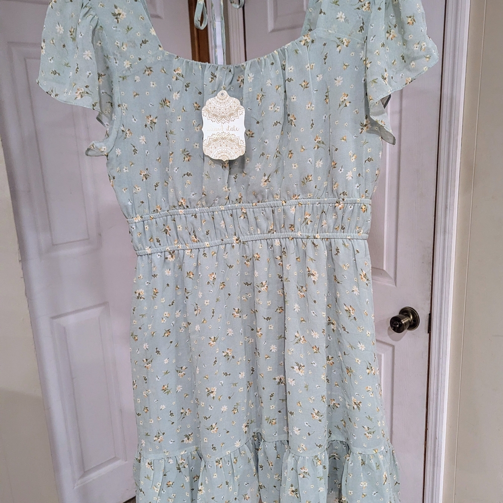 Altar'd State Laurel Dress Green New with Tags Size Large